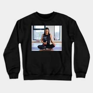 Yoga sage smoke ritual Crewneck Sweatshirt